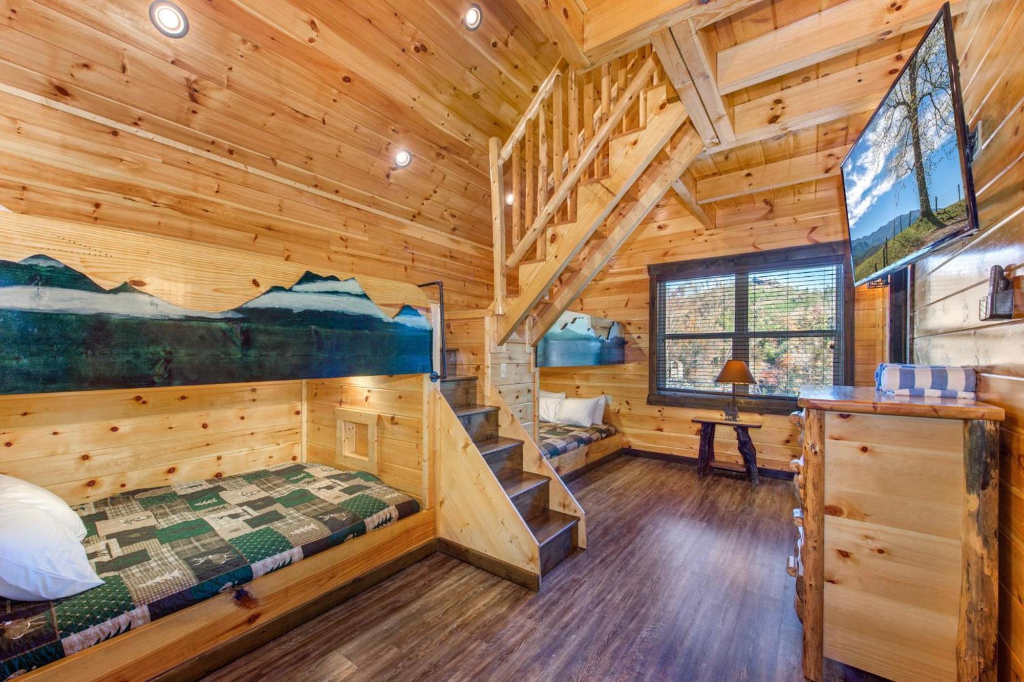 The Great Dogwood Manor By Stony Brook Cabins แกตลิงเบิร์ก ภายนอก รูปภาพ